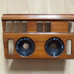 CONSOLE CENTRALE EN BOIS ( ZEBRANO ) D’ORIGINE MERCEDES W124