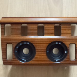 CONSOLE CENTRALE EN BOIS ( ZEBRANO ) D’ORIGINE MERCEDES W124