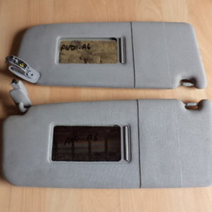 PAIRE DE PARE SOLEIL D'ORIGINE AUDI A6 4B REF: 4B0857551A / 4B0857552A