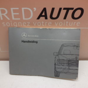 NOTICE D'UTILISATION D'ORIGINE MERCEDES CLASSE E W124 REF: 1245846283 / 124 584 62 83