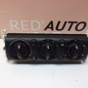 COMMANDE DE CHAUFFAGE D’ORIGINE MINI COOPER  R50 REF: 64111502214 / 64111 502214
