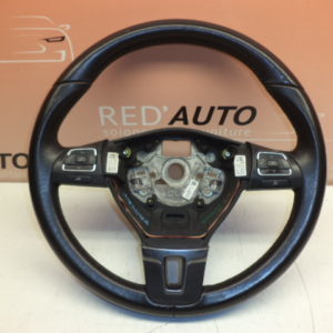 VOLANT DE DIRECTION EN CUIR D’ORIGINE VW GOLF 6 - VW PASSAT REF: 3C8959538F - 3C8959537D - 3C8419091