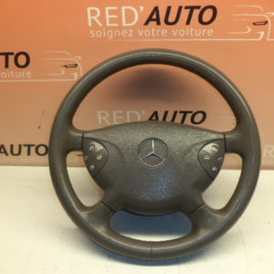 Volant En Cuir ( Beige ) avec airbag D’origine Mercedes Classe E W211 Réf: 2114600203 / 211 460 02 03