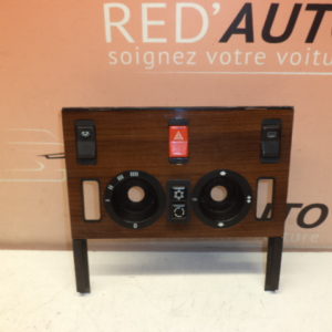 CONSOLE CENTRALE EN BOIS D’ORIGINE MERCEDES CLASSE S W126 REF: 1266830375 / 126 683 03 75