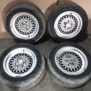JANTES ALU ( BBS ) POUR MERCEDES CLASSE S W126 REF: KBA40399 / 7JX15H2 ET 23 - ( PNEUS HS )