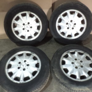 JANTES ALU D’ORIGINE MERCEDES CLASSE W124 / W201 190 / W202 / W210 REF: A2104010502 / 210 401 05 02 / 6 1/2JX15H2 - ET 37 (PNEU HS)