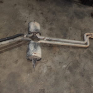 silencieux échappement pour Mercedes classe S W126 280 SE SEL