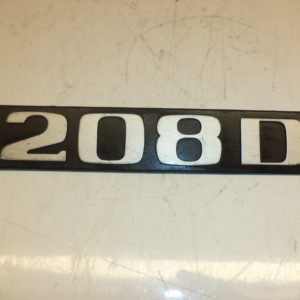 Plaque Écrit Emblème de calandre ou (arrière) pour Mercedes 208D
