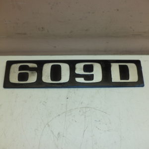 Plaque Écrit Emblème De Calandre Ou (Arrière) Pour Mercedes 609D
