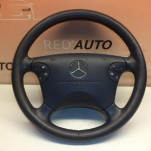 VOLANT EN CUIR D’ORIGINE MERCEDES CLASSE E W210 PHASE 2 OU CLK W208