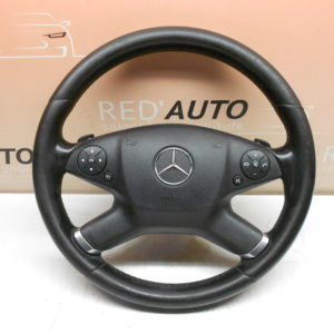 VOLANT EN CUIR D’ORIGINE MERCEDES CLASSE E W212 REF: A2124600403 / 212 460 04 03 / A2048210051 / A2048210151